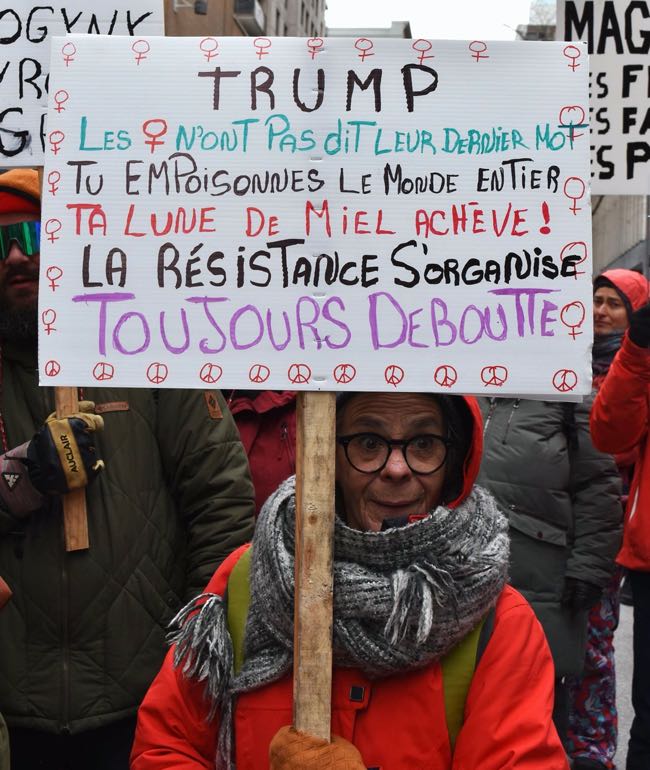Trump - manif Mères au front