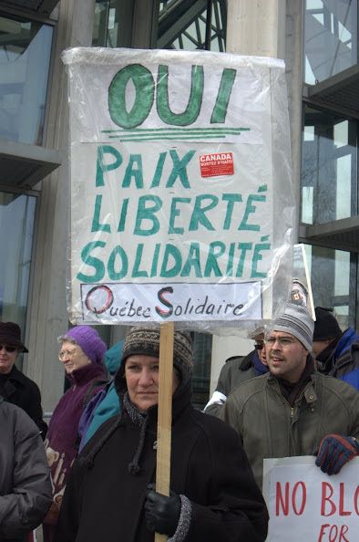 QS - manif Irak Ottawa