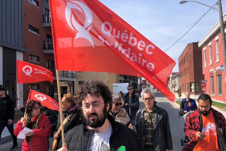 Québec solidaire manif